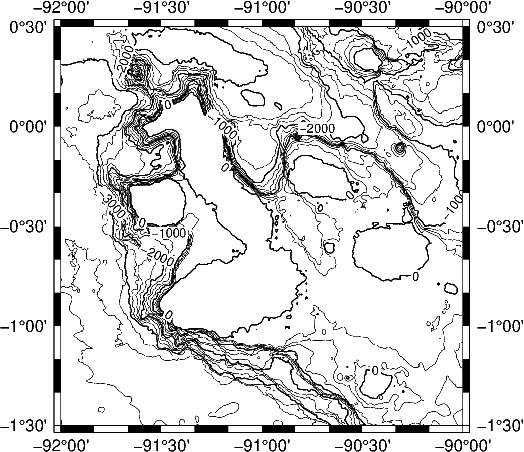 contour map